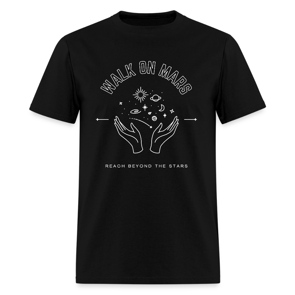"Reach Beyond the Stars" T-Shirt - black