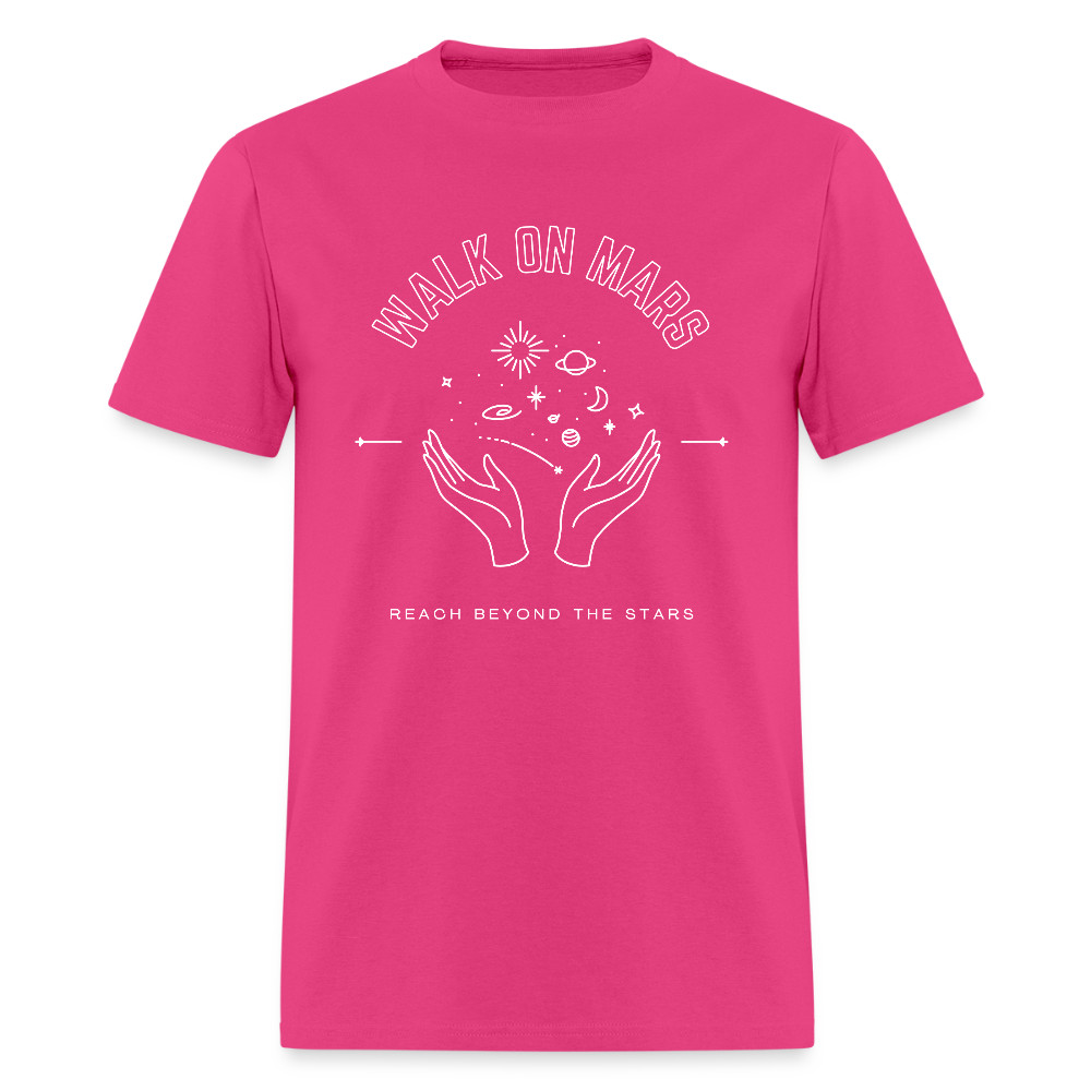 "Reach Beyond the Stars" T-Shirt - fuchsia