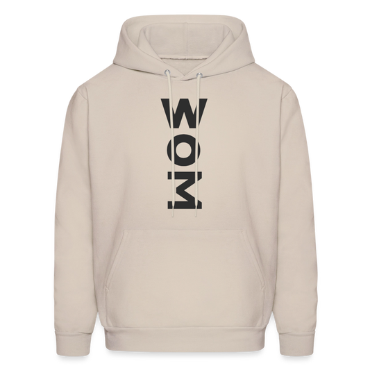 WOM Vertical Logo Hoodie - Sand
