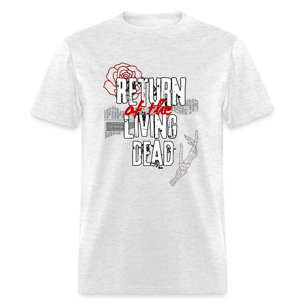 Dead Rose Tee - light heather gray