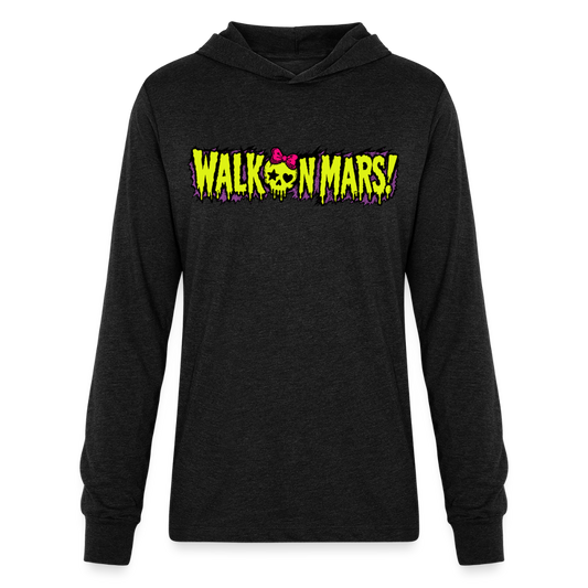 WOM Logo Hoodie Shirt - heather black