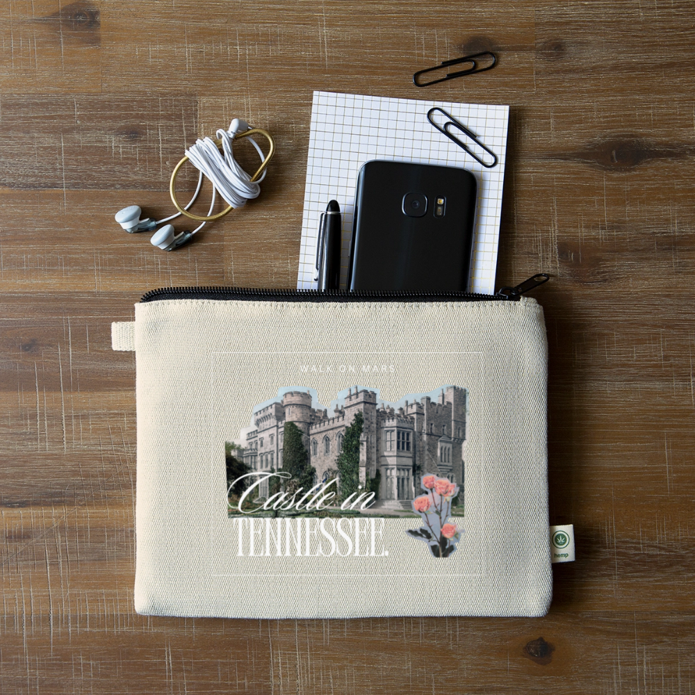 Castle in Tennessee Carry All Pouch - natural