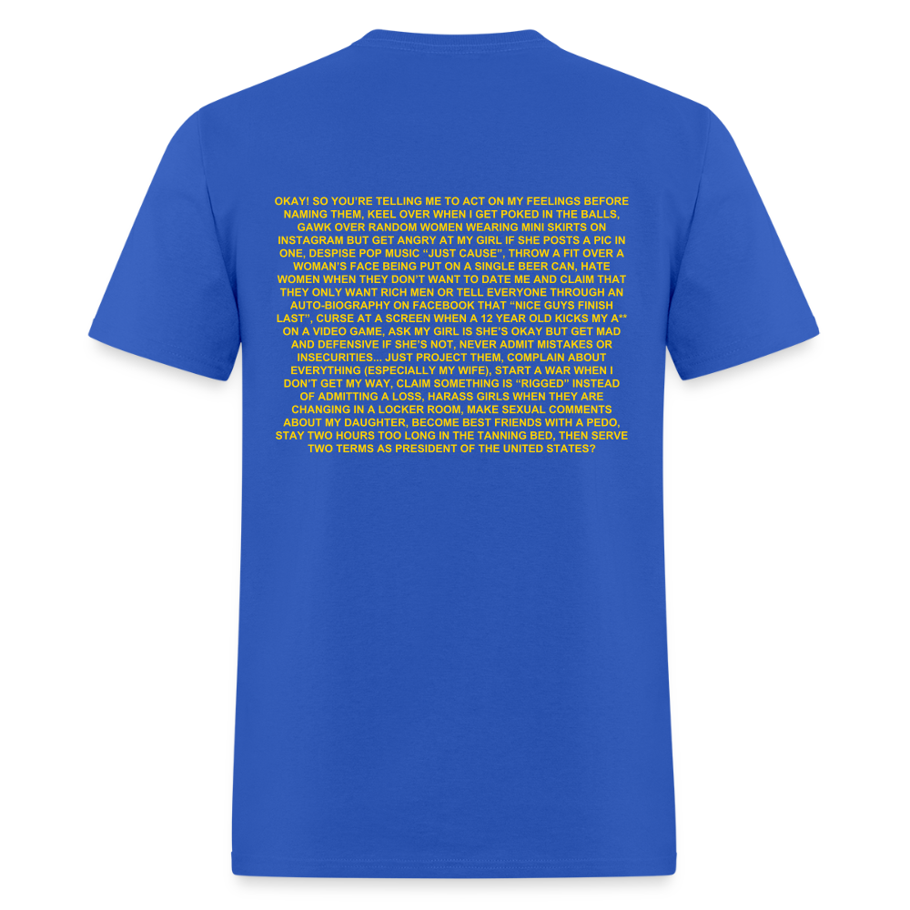 [TEMP] Yellow BAM! T-Shirt - royal blue