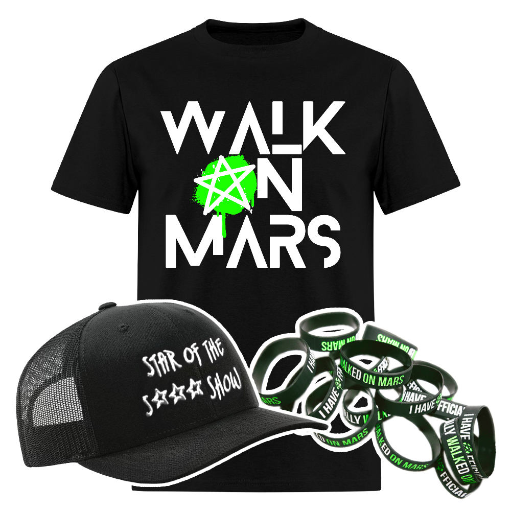 Hat, Tee, & Wristband Bundle
